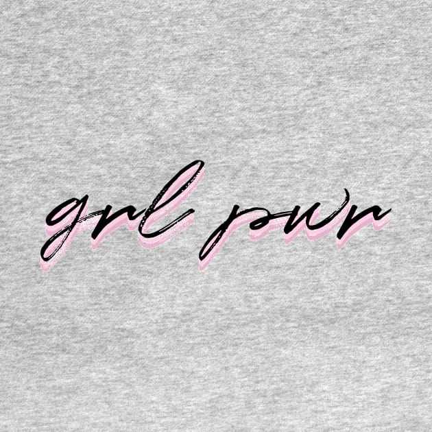 grl pwr light pink by emilykroll